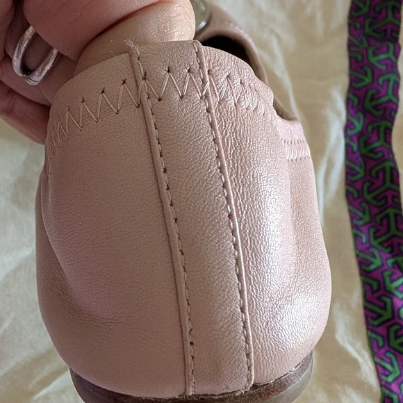 Tory Burch Pink Liana Ballet Flats - Picture 4 of 12